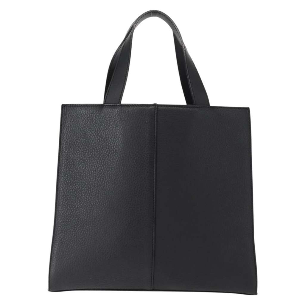 Burberry Vintage Handbag Black Leather Good condition - Back View