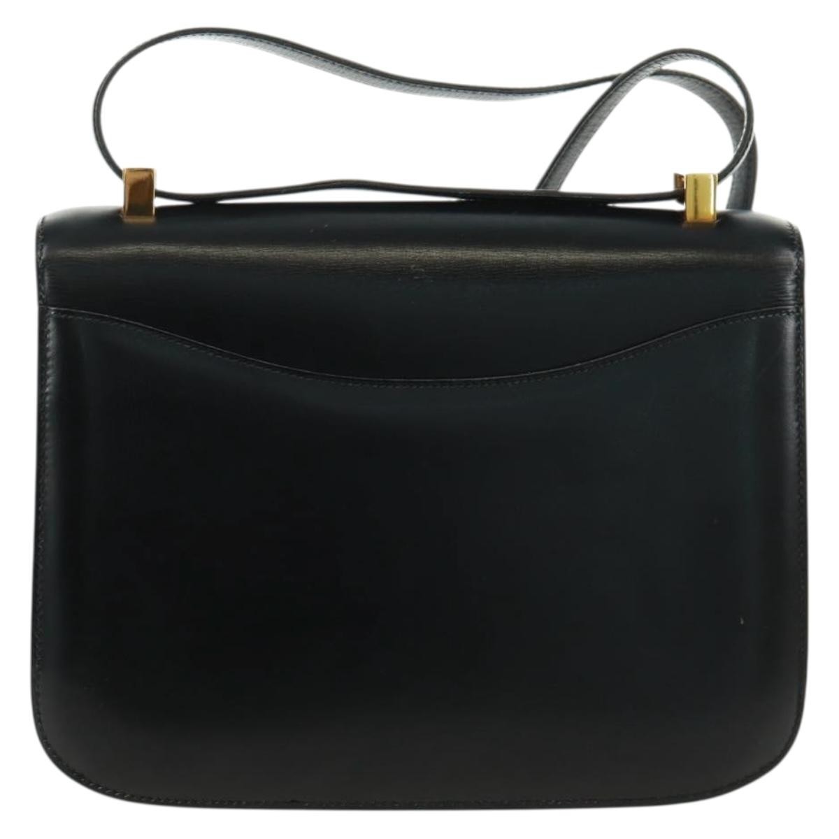 Hermès Constance Bag Black Leather Good condition - Back View