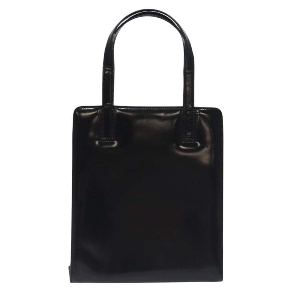 Salvatore Ferragamo Gancini handbag Black Good condition - Back View