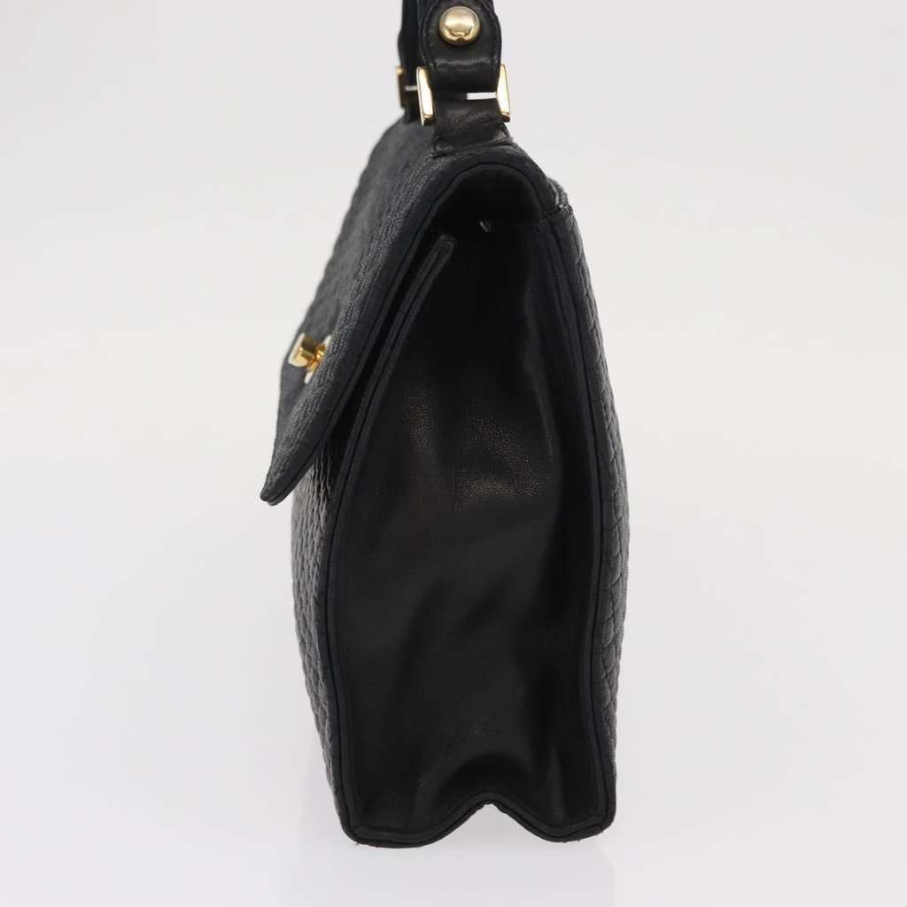 Bally Vintage Handbag Black Leather Good condition - Inside View