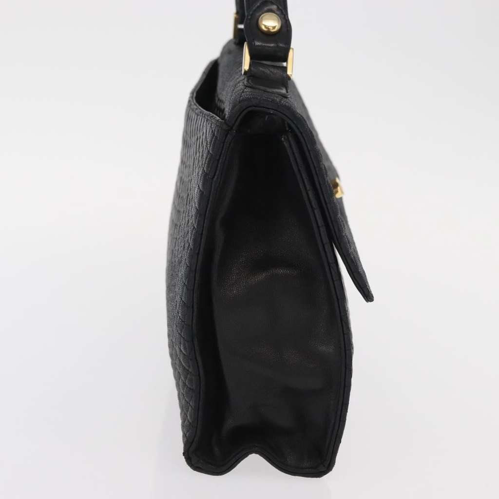 Bally Vintage Handbag Black Leather Good condition - Model View