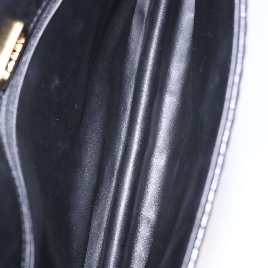 Bally Vintage Handbag Black Leather Good condition - Box View