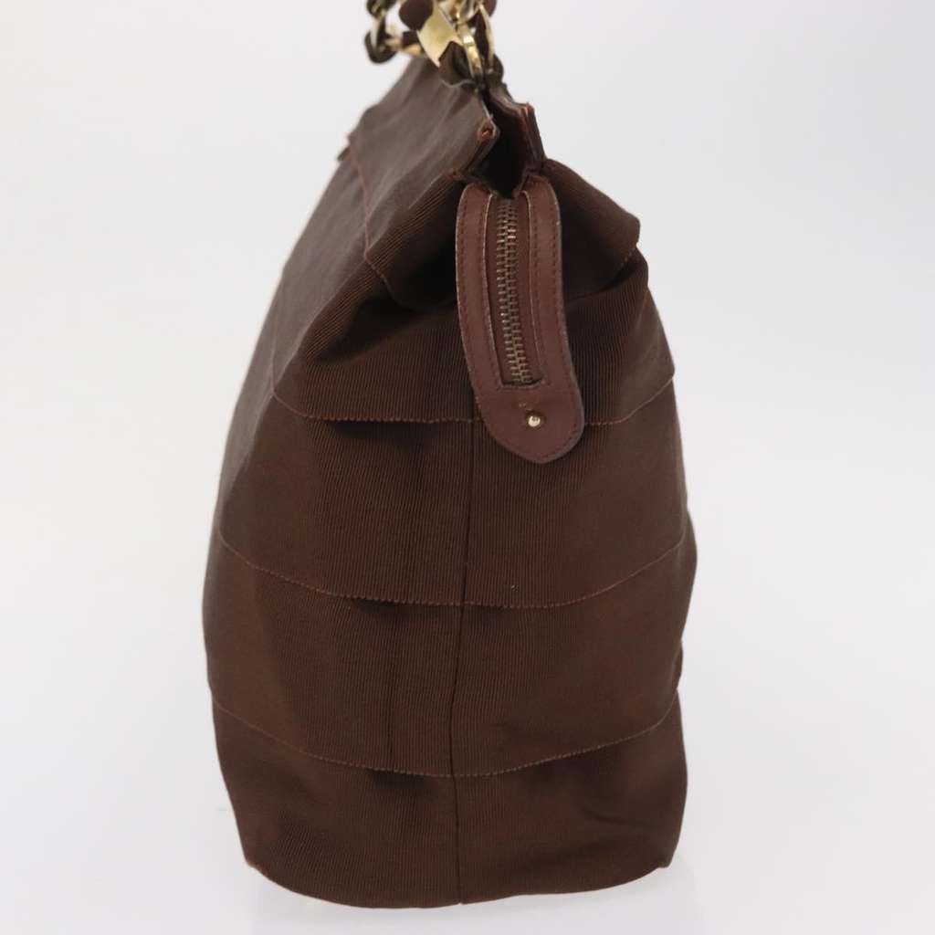 Salvatore Ferragamo Vala tote Brown Canvas Good condition - Inside View