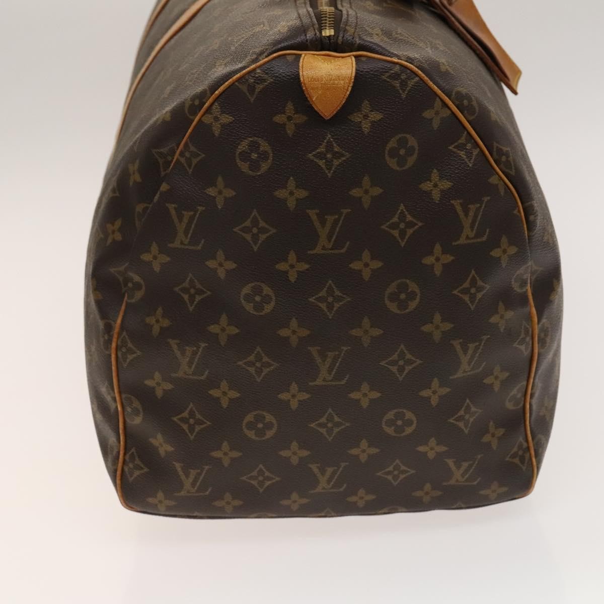 Louis Vuitton Keepall Bag Brown Canvas Fair condition - Model View