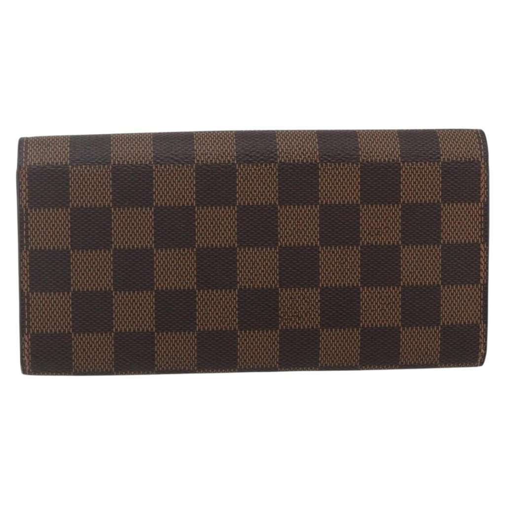 Louis Vuitton Emilie Wallet Brown Canvas Good condition - Back View
