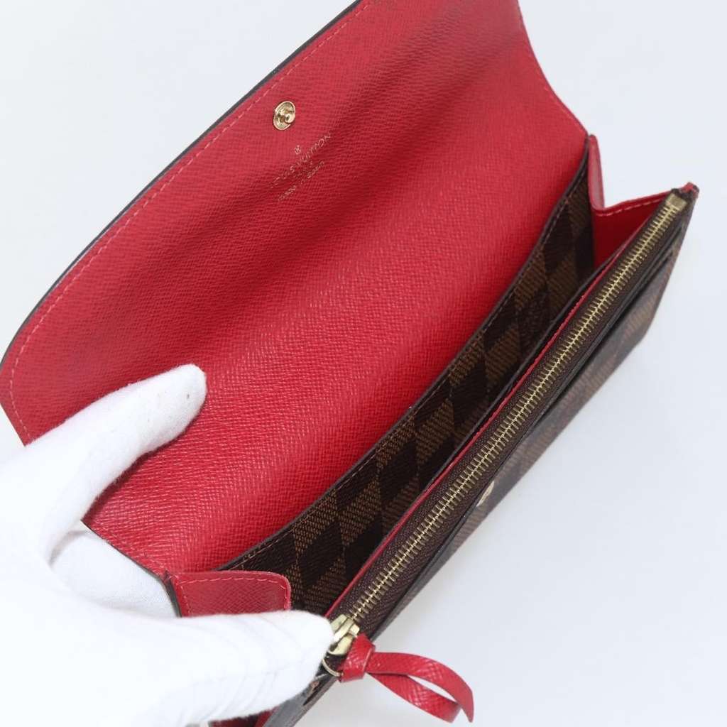 Louis Vuitton Emilie Wallet Brown Canvas Good condition - Box View