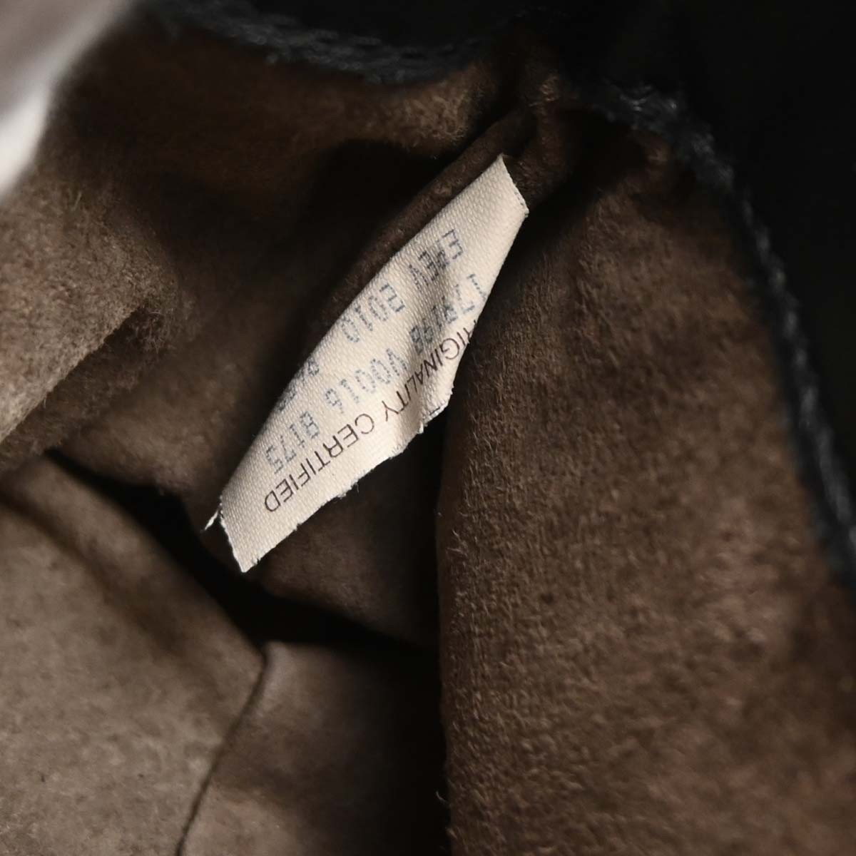 Bottega Veneta Intrecciato Handbag Black Leather Good condition - Box View