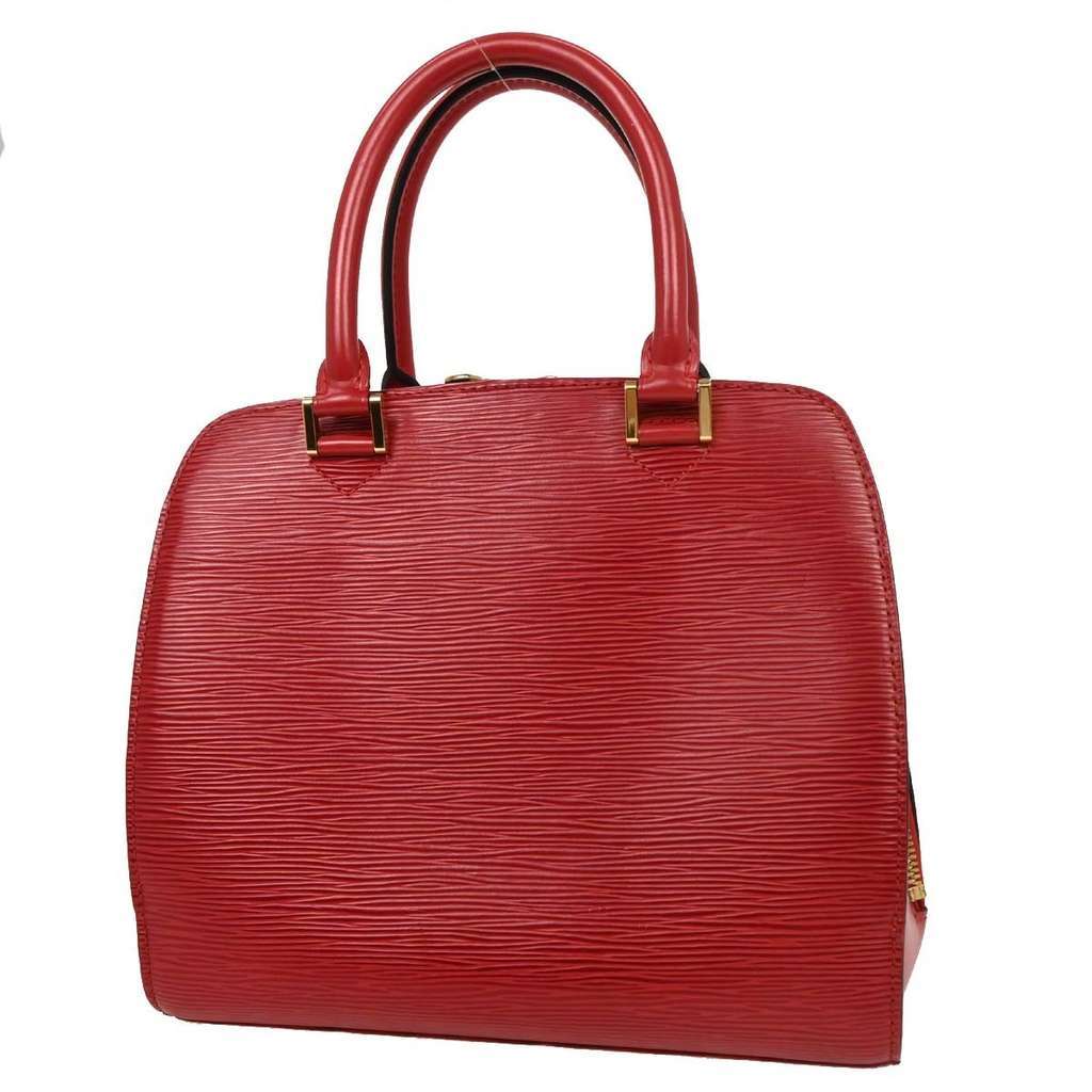 Louis Vuitton Pont Neuf Handbag Red Leather Good condition - Back View