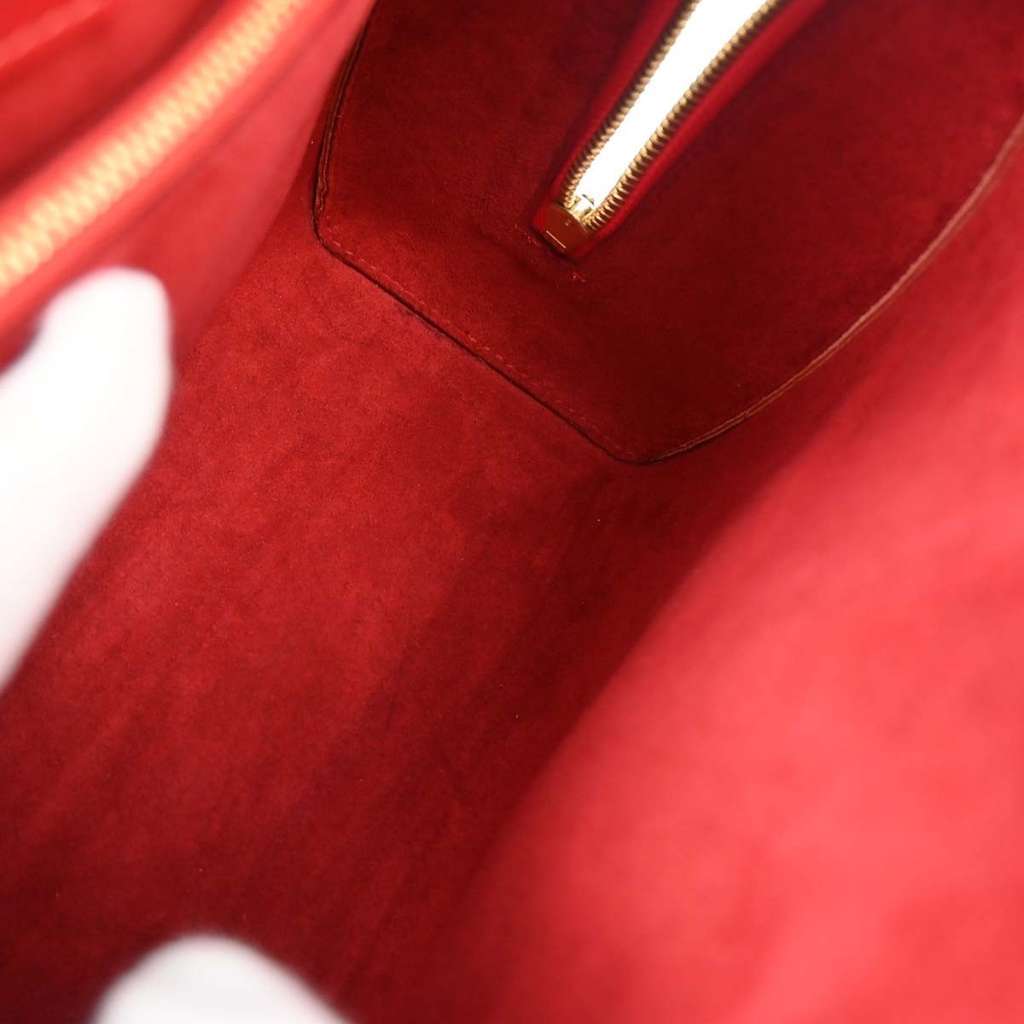 Louis Vuitton Pont Neuf Handbag Red Leather Good condition - Inside View