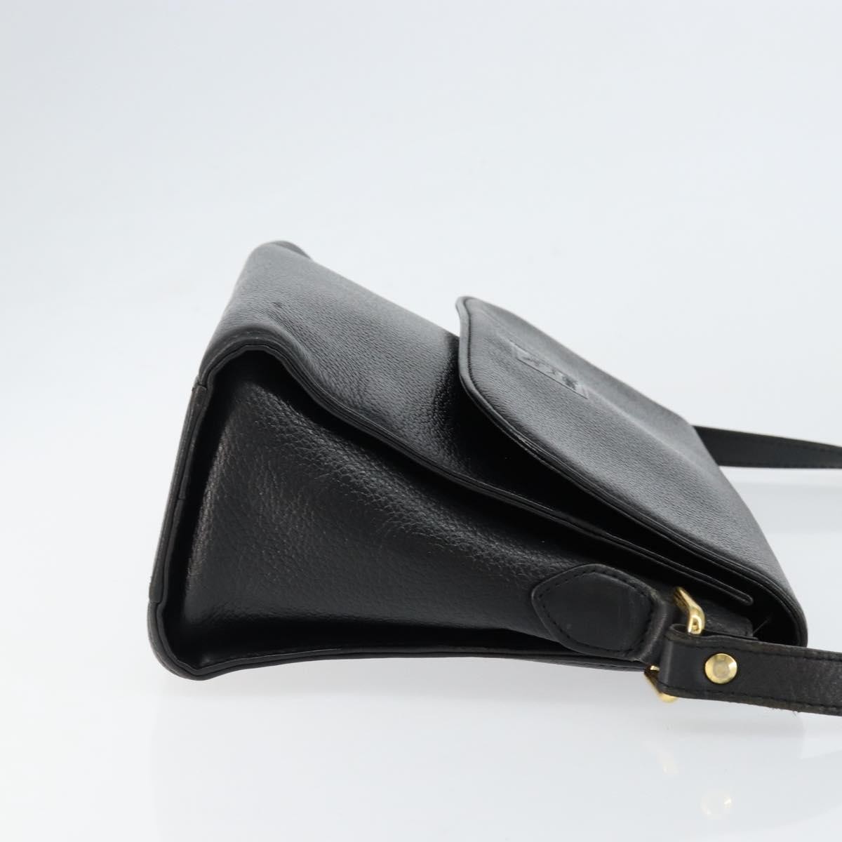 Burberry Vintage Shoulder Bag Black Leather Good condition - Inside View