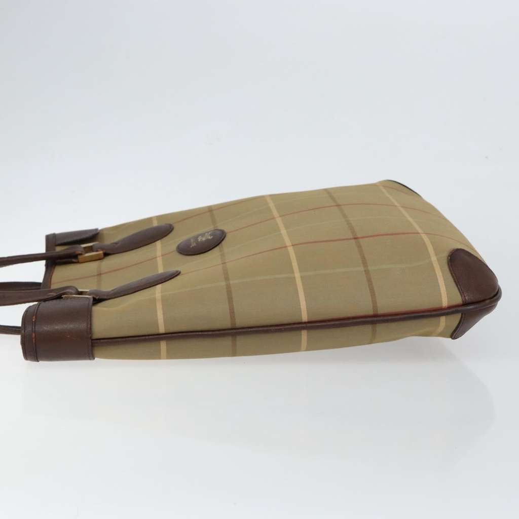 Burberry Nova Check Tote Beige Canvas Good condition - Model View