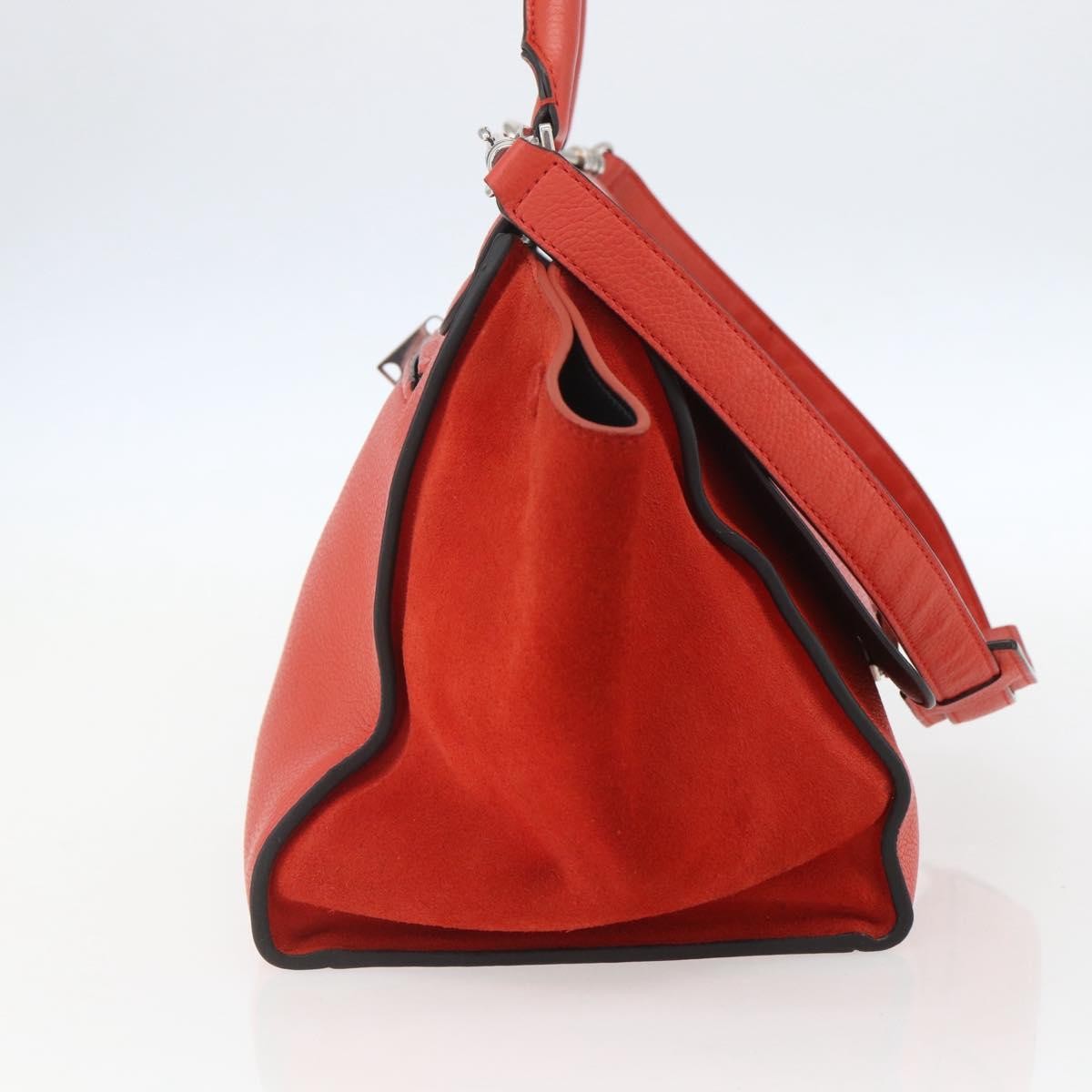 Celine Trapeze Bag Red Leather Good condition - Inside View