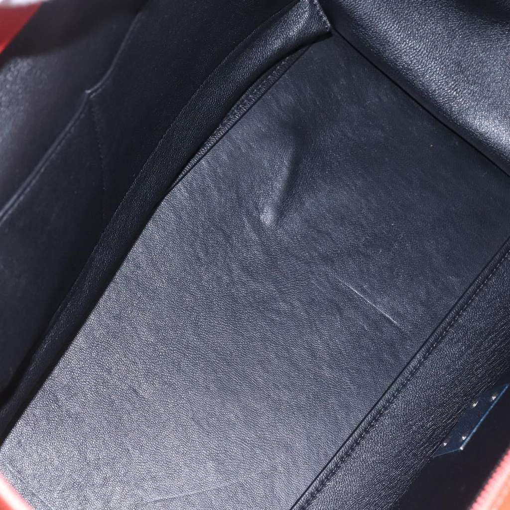 Celine Trapeze Bag Red Leather Good condition - Box View