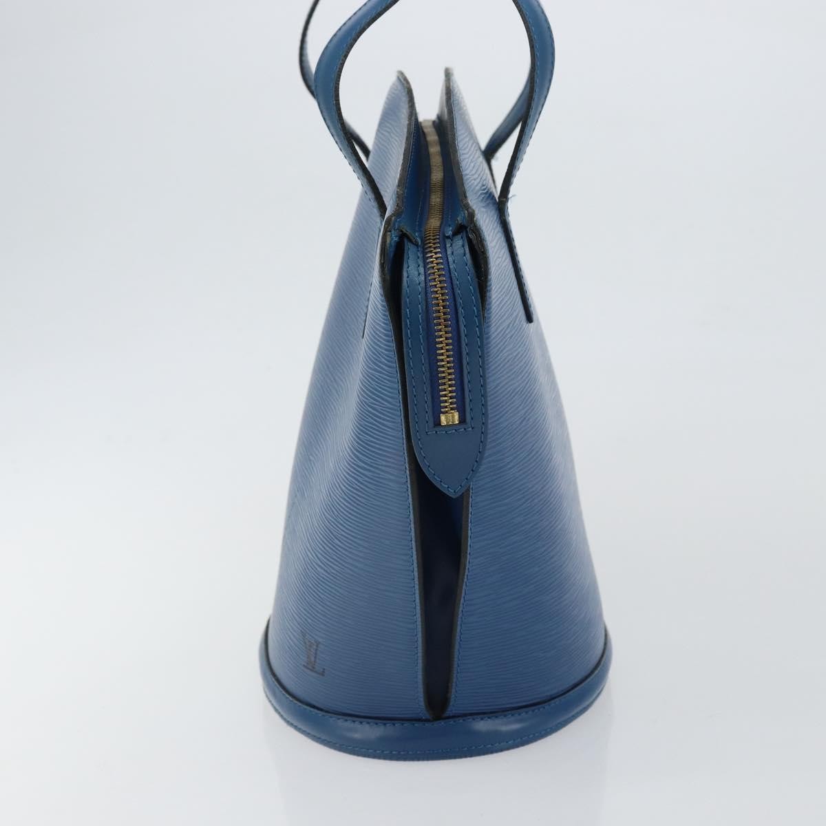 Louis Vuitton Saint Jacques Handbag Blue Leather Fair condition - Model View