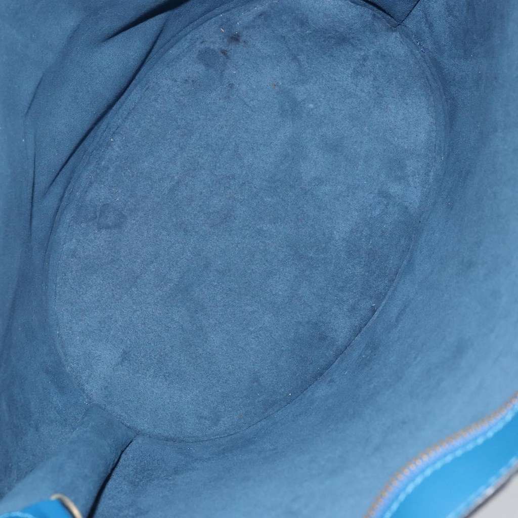 Louis Vuitton Saint Jacques Handbag Blue Leather Fair condition - Box View