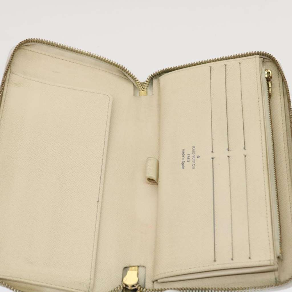 Louis Vuitton Zippy Organizer White Canvas Good condition - Box View