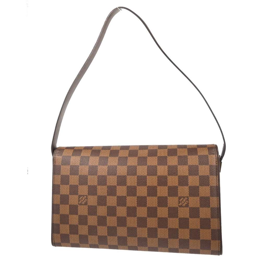 Louis Vuitton Tribeca Handbag Brown Canvas Good condition - Back View