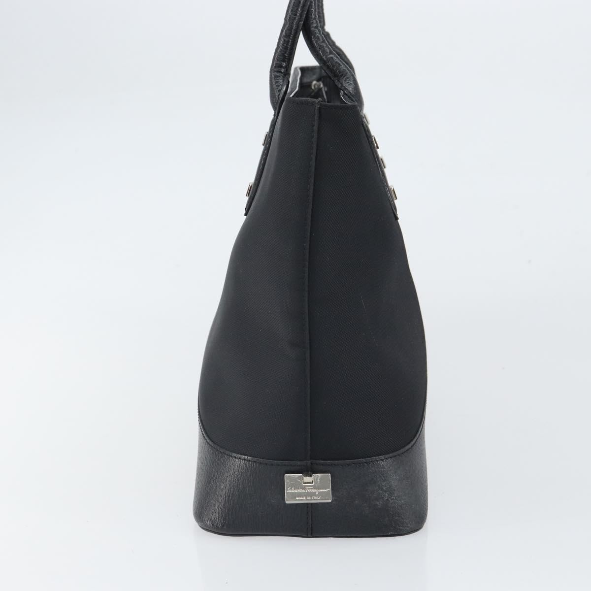 Salvatore Ferragamo Vintage Tote bag Black Canvas Good condition - Inside View