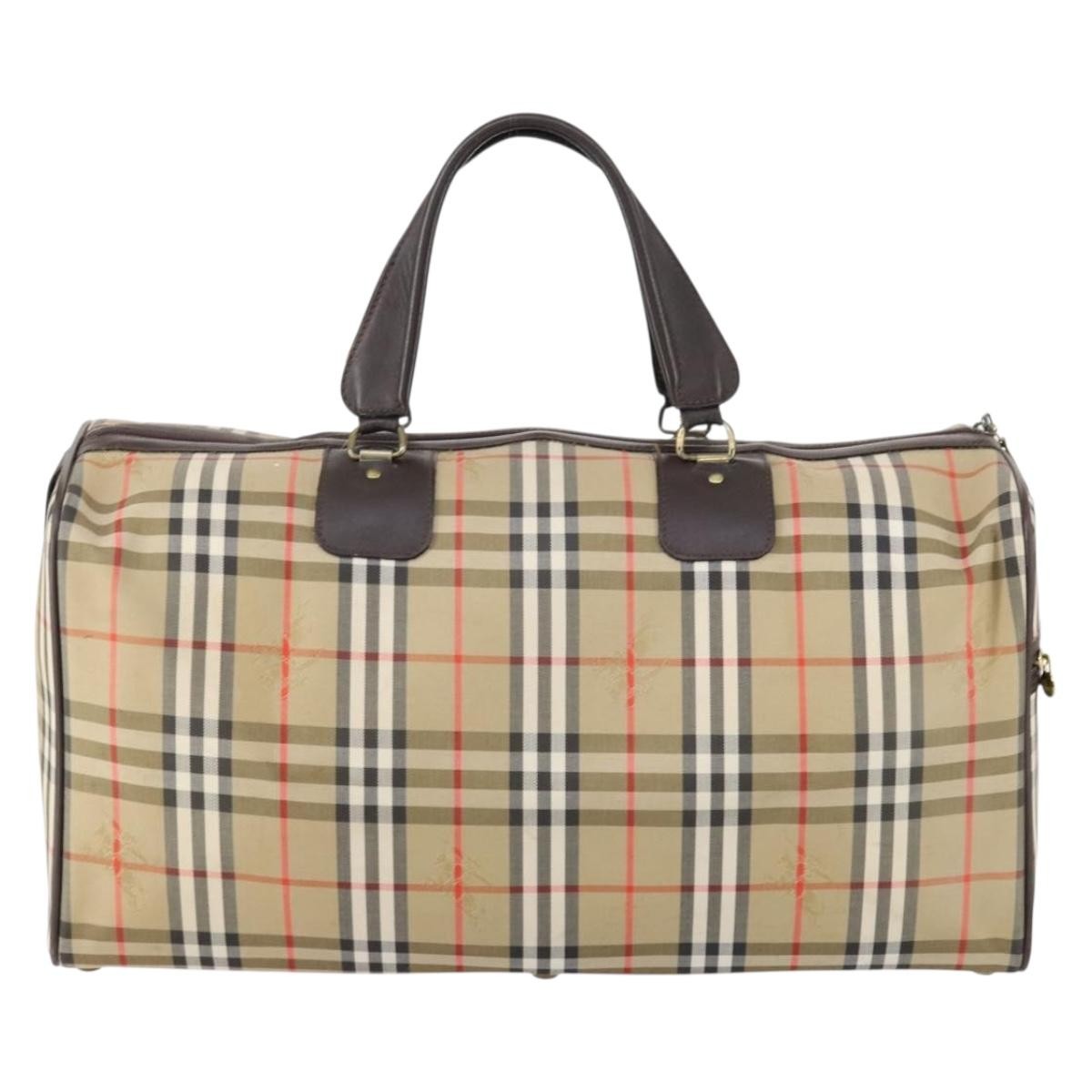 Burberry Vintage Duffle Bag Beige Canvas Good condition - Back View