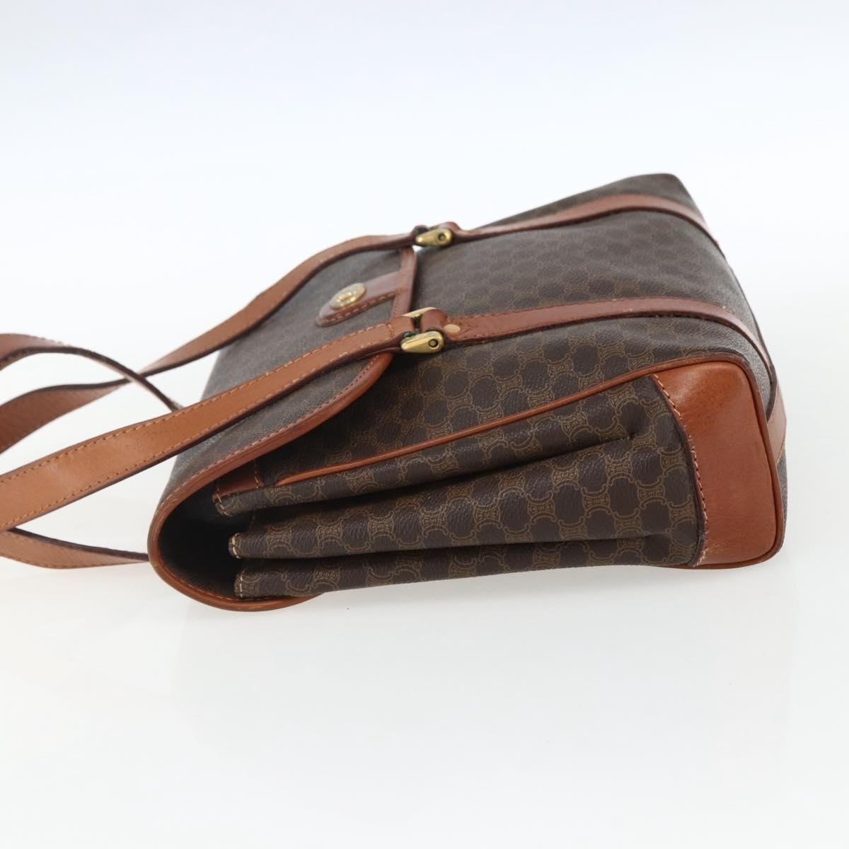 Celine Vintage Macadam Handbag Brown Canvas Fair condition - Inside View