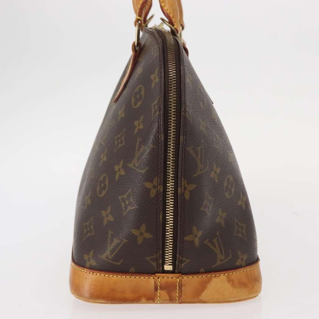 Louis Vuitton Alma Handbag Brown Canvas Good condition - Inside View