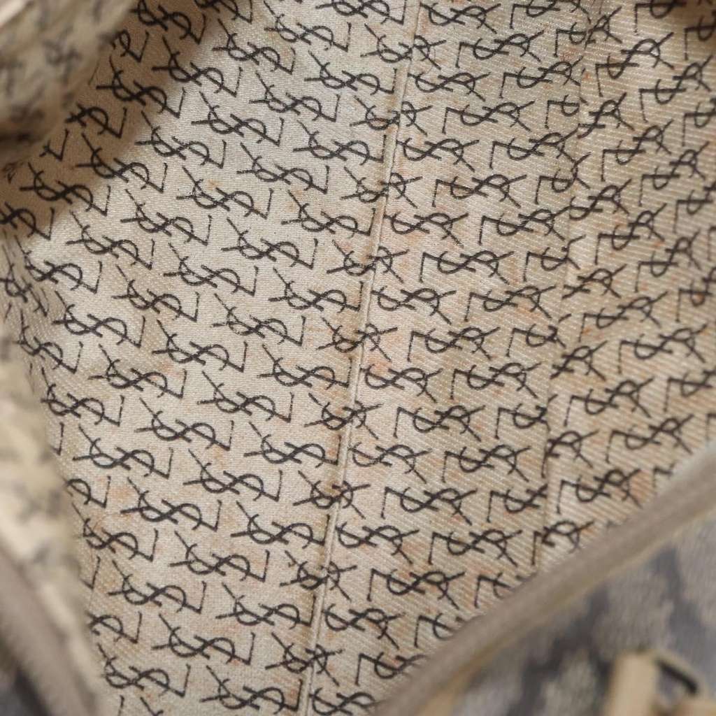 Saint Laurent Vintage Handbag Beige Leather Good condition - Box View