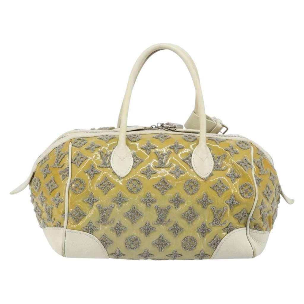 Louis Vuitton Round Speedy Bag Yellow Fair condition - Back View