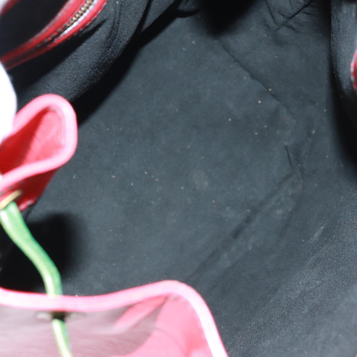 Louis Vuitton Petit Noe NM Handbag Red Leather Fair condition - Box View