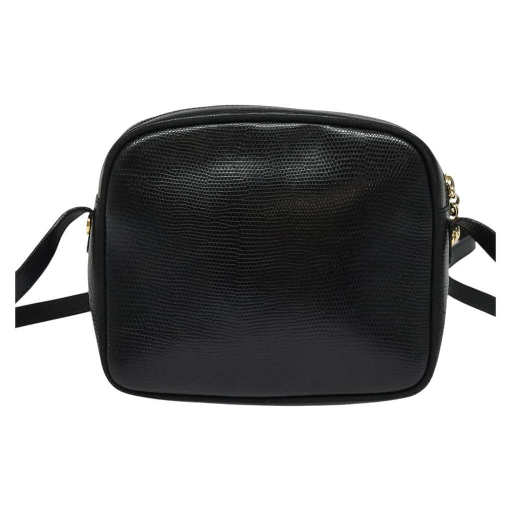 Salvatore Ferragamo Vara Bow camera Shoulder Bag Black Leather Good condition - Back View