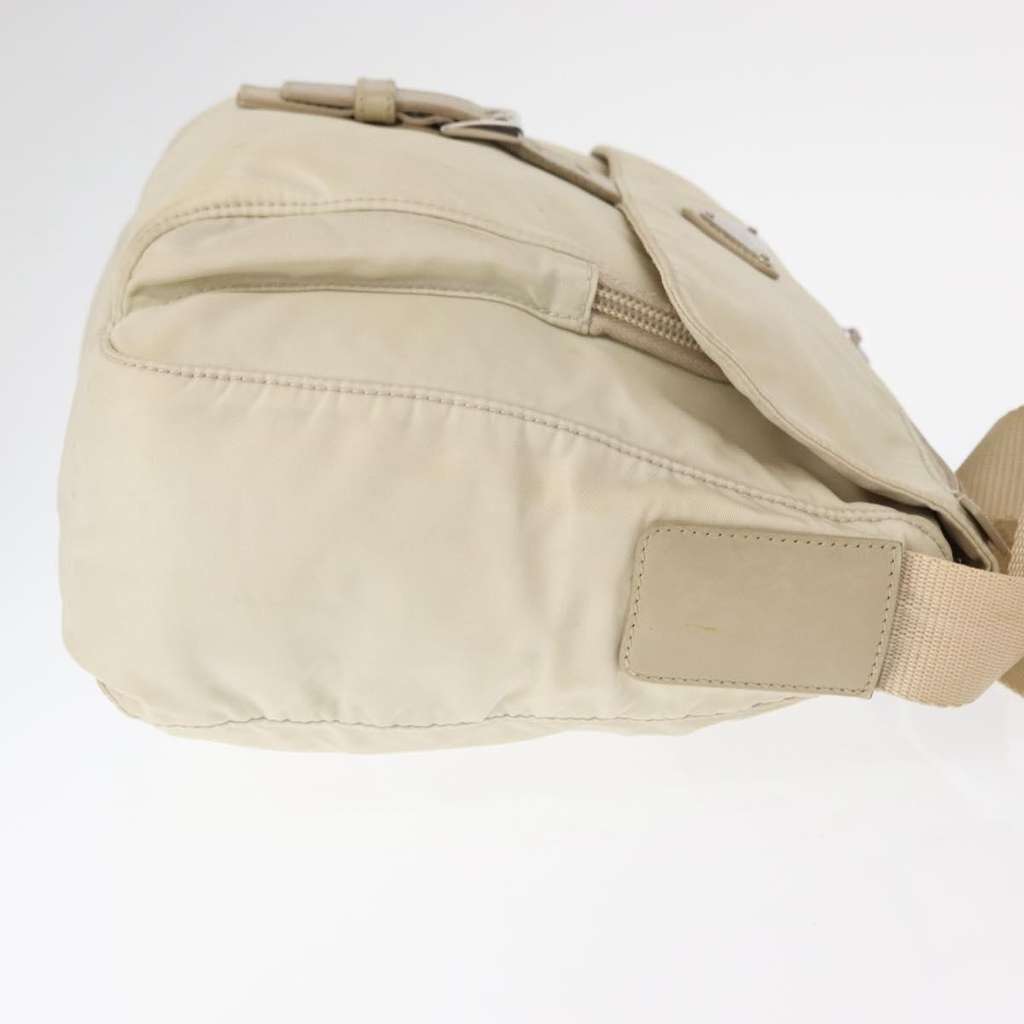 Prada Buckle Messenger Bag Beige Good condition - Inside View