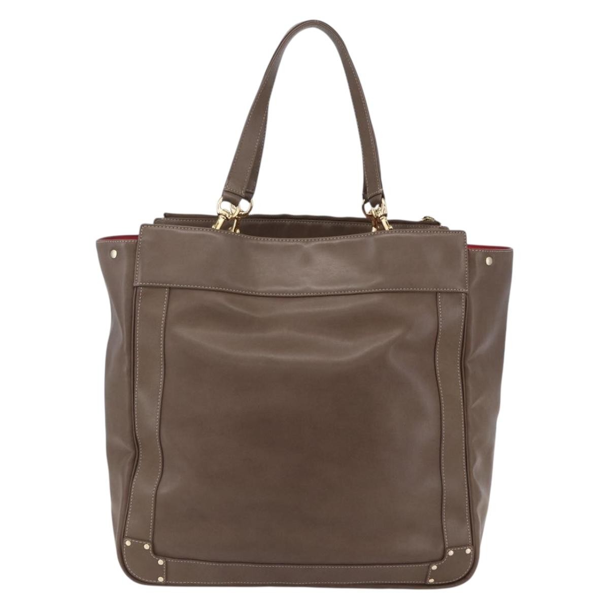 Chloe Eden Tote bag Brown Leather Good condition - Back View