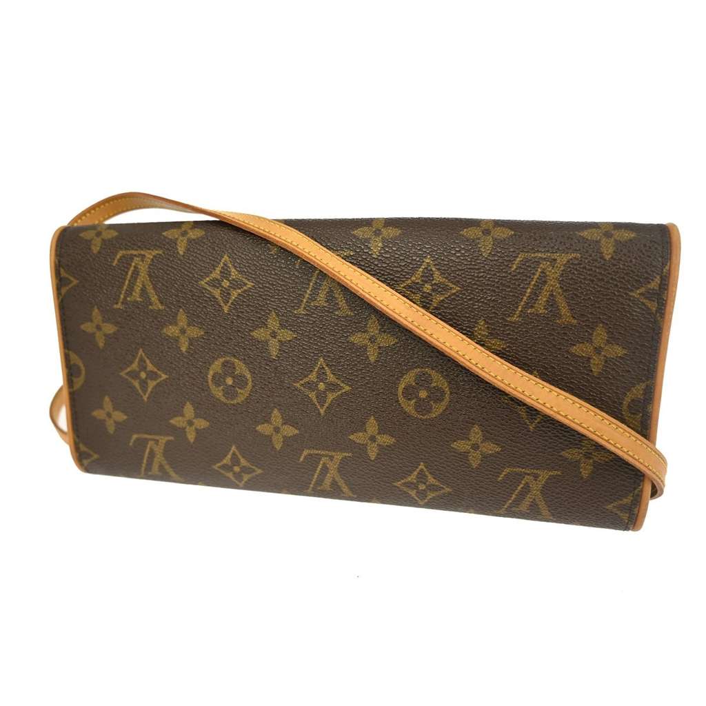 Louis Vuitton Twin Handbag Brown Canvas Good condition - Back View