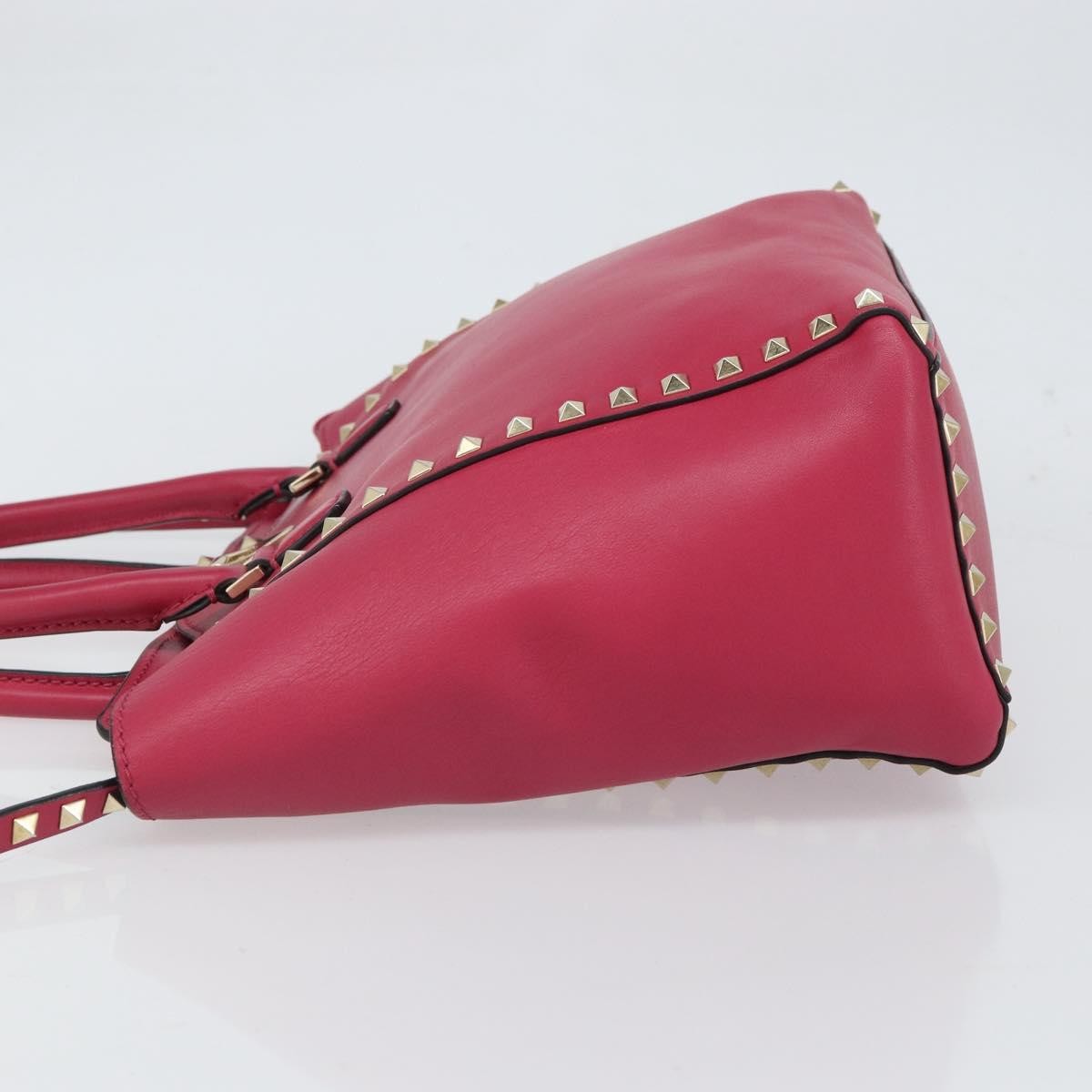 Valentino Garavani Rockstud Tote Pink Leather Good condition - Model View
