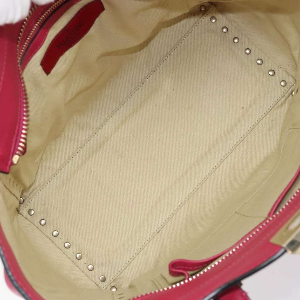 Valentino Garavani Rockstud Tote Pink Leather Good condition - Box View