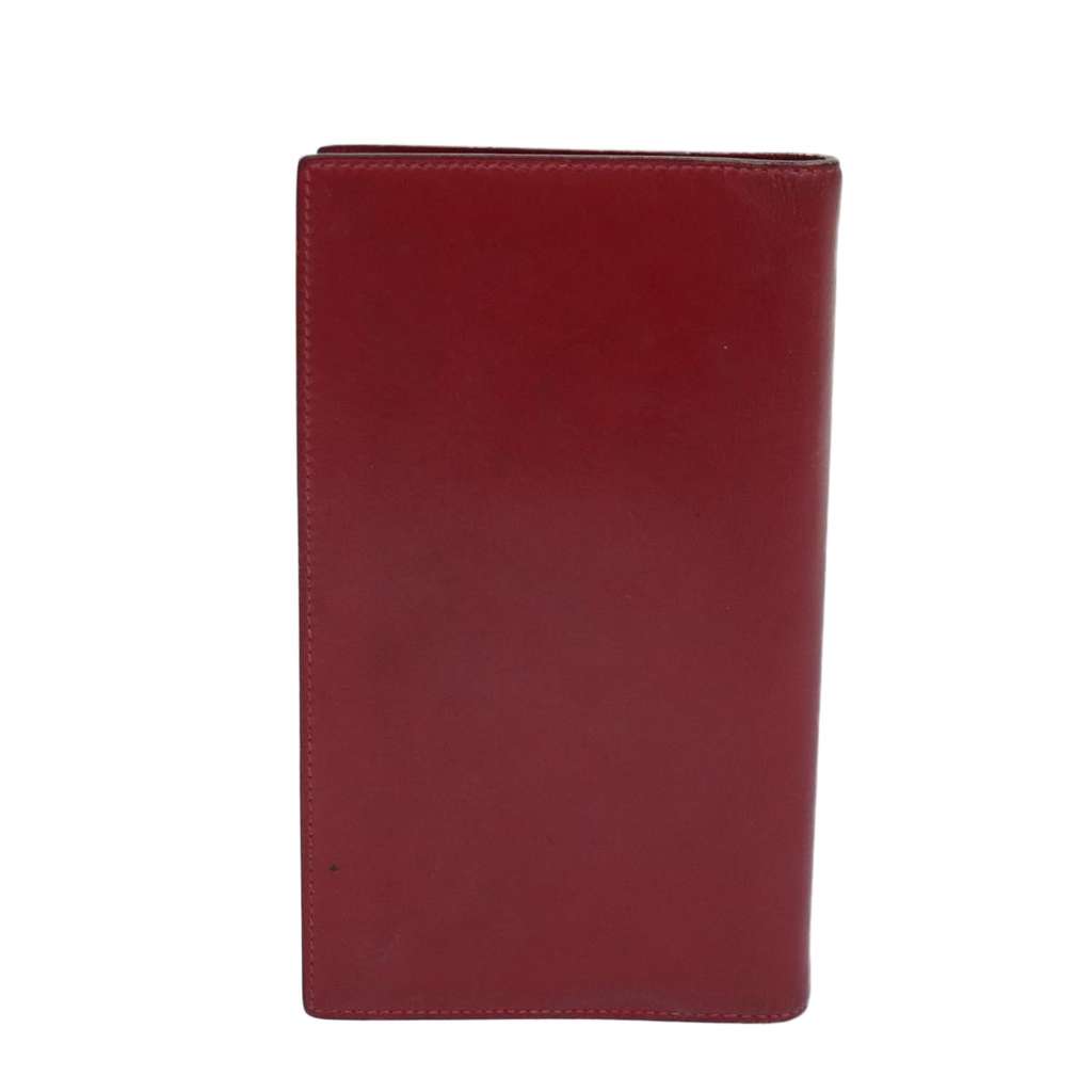 Hermès Agenda A6 Day Planner Housse Red Leather Good condition - Back View