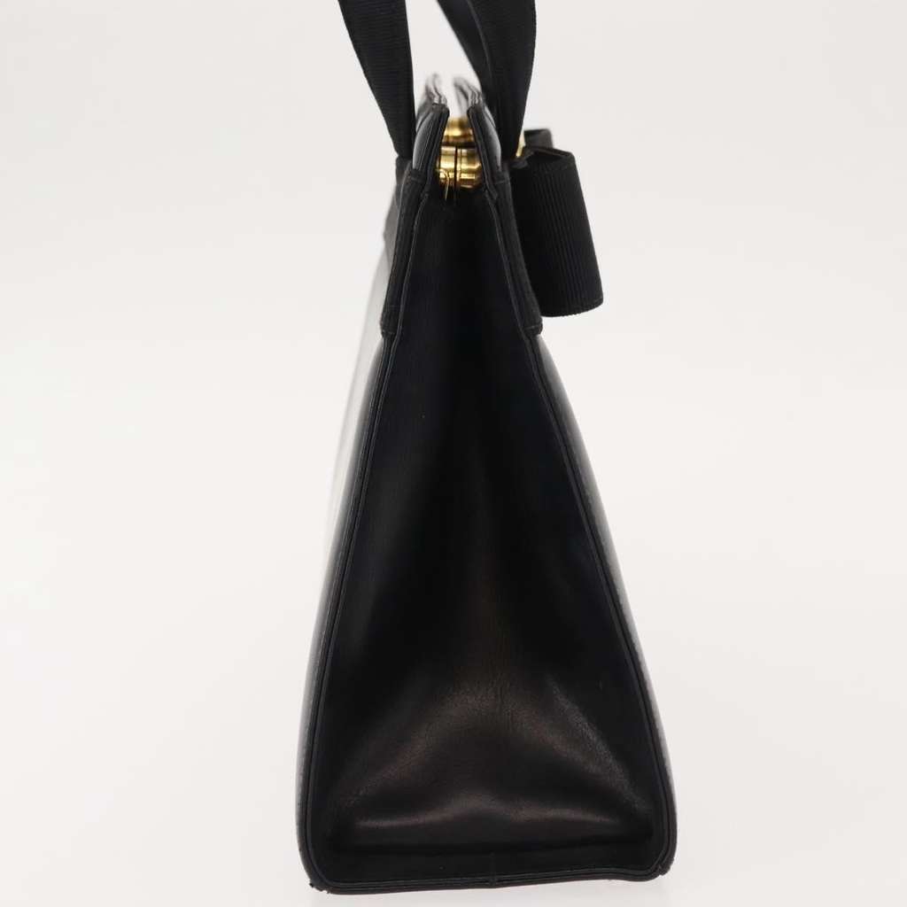 Salvatore Ferragamo Vala Handbag Black Leather Good condition - Model View