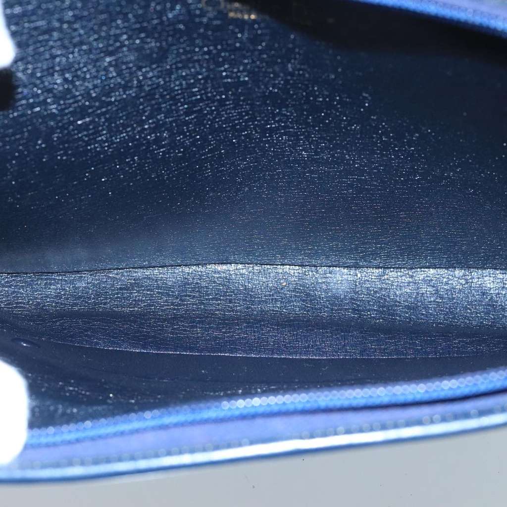 Christian Dior Vintage Trotter Crossbody Bag Navy Canvas Good condition - Box View