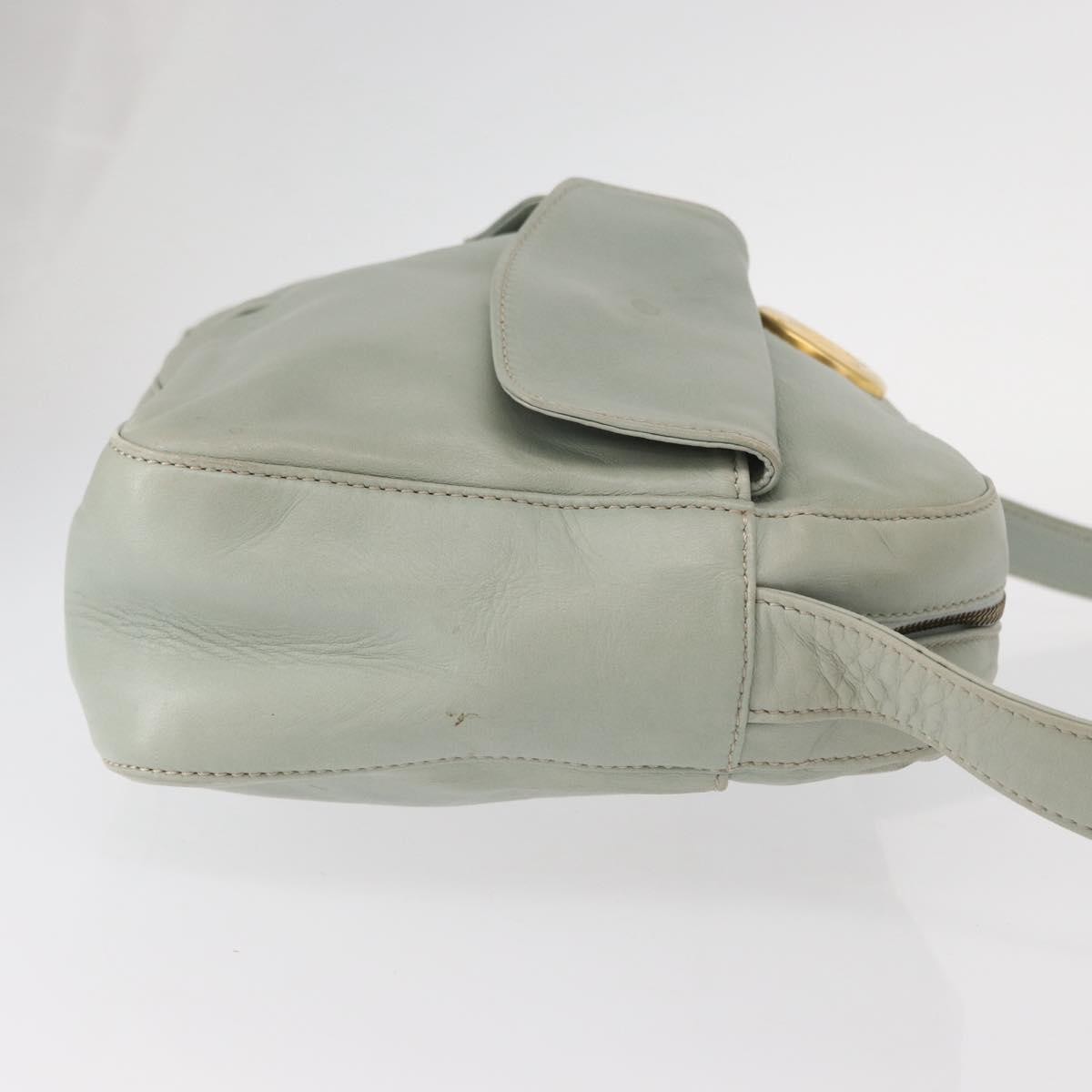 Celine Circle logo Green Leather Good condition - Inside View