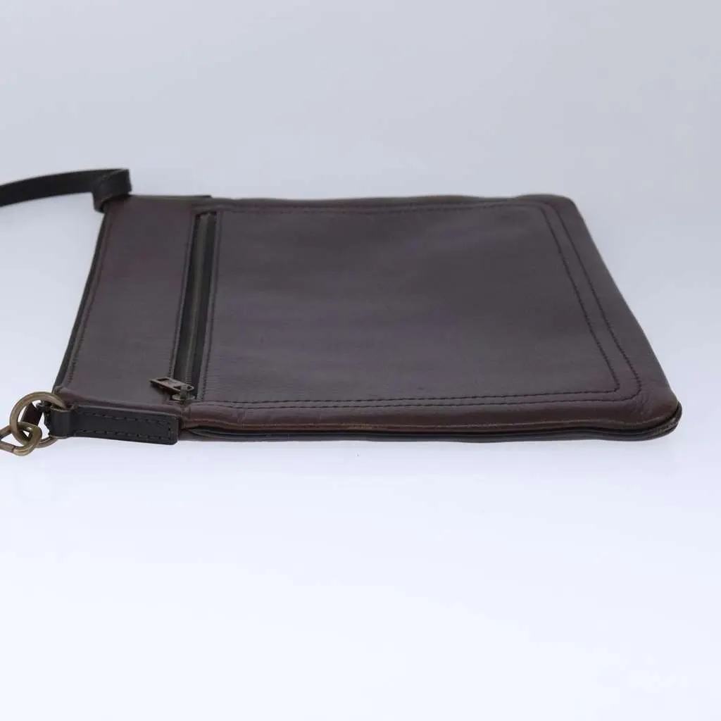 Louis Vuitton Shawnee Messenger Bag Brown Leather Good - Inside View