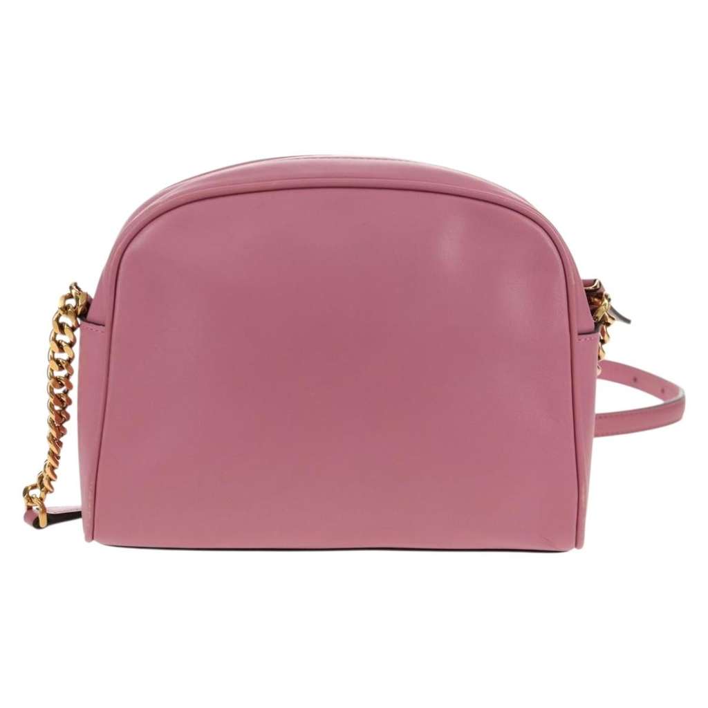 Salvatore Ferragamo Gancini Shoulder Bag Pink Leather Good condition - Back View