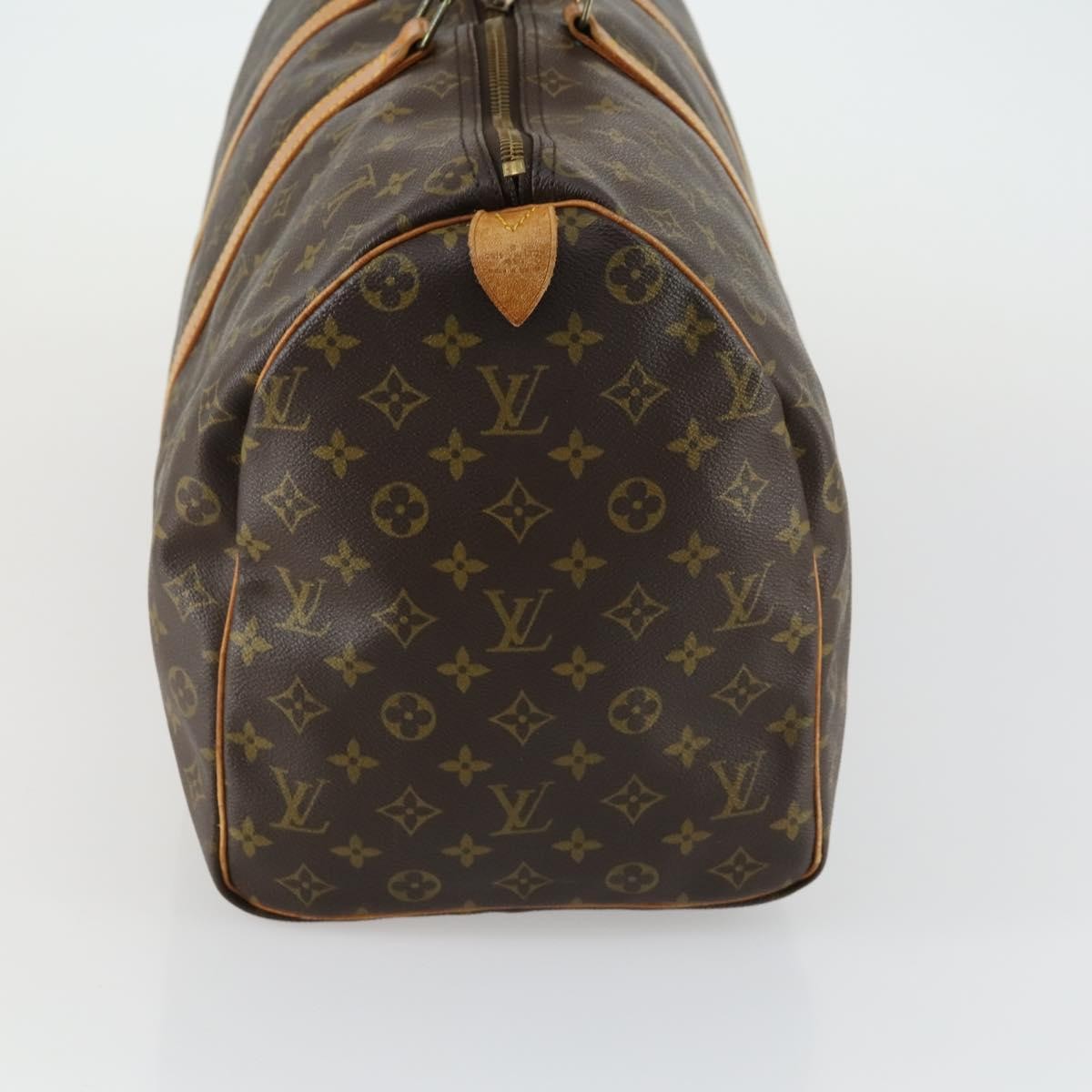 Louis Vuitton Keepall Bag Brown Canvas Good condition - Model View