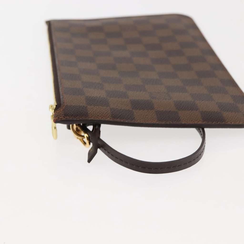Louis Vuitton Neverfull Pochette Brown Canvas Very good condition - Model View