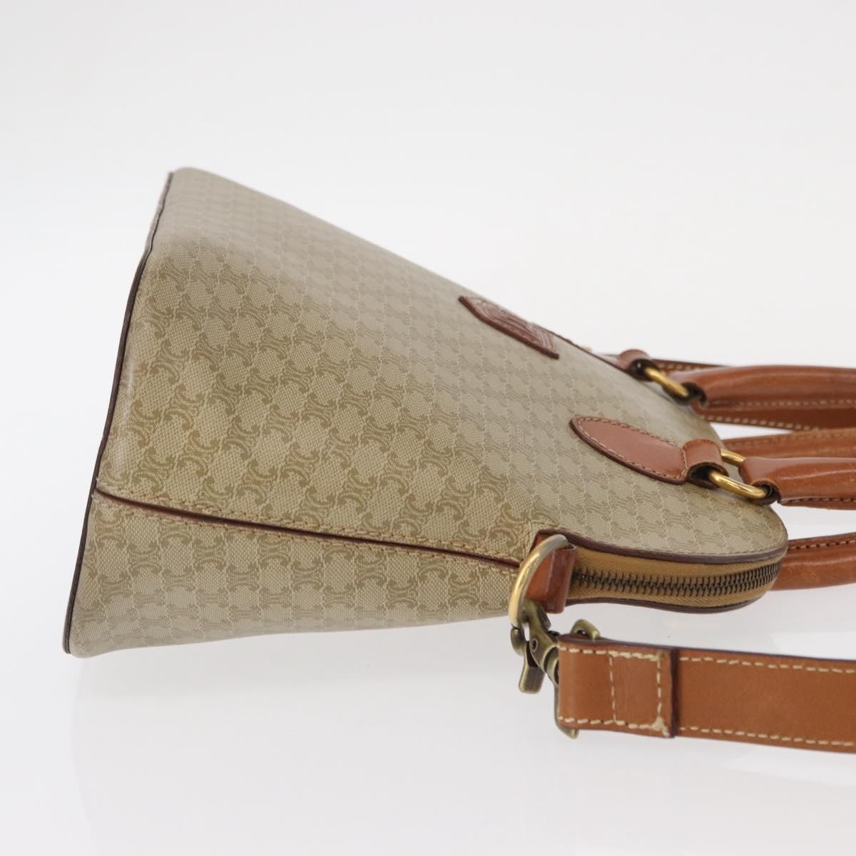 Celine Vintage Macadam Handbag Beige Good condition - Inside View