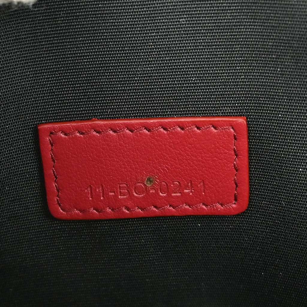 Christian Dior World Tour Zip Messenger Pouch Red Leather Good condition - Model View