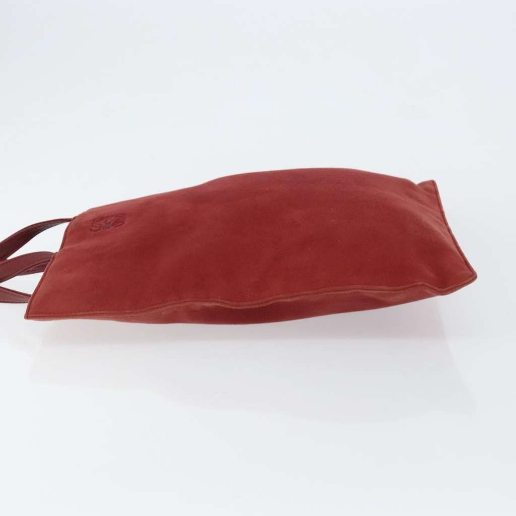 Loewe Anagram Tote Red Suede Good condition - Model View