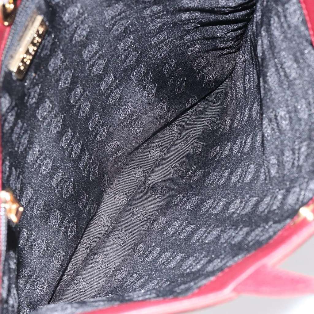 Loewe Anagram Tote Red Suede Good condition - Box View