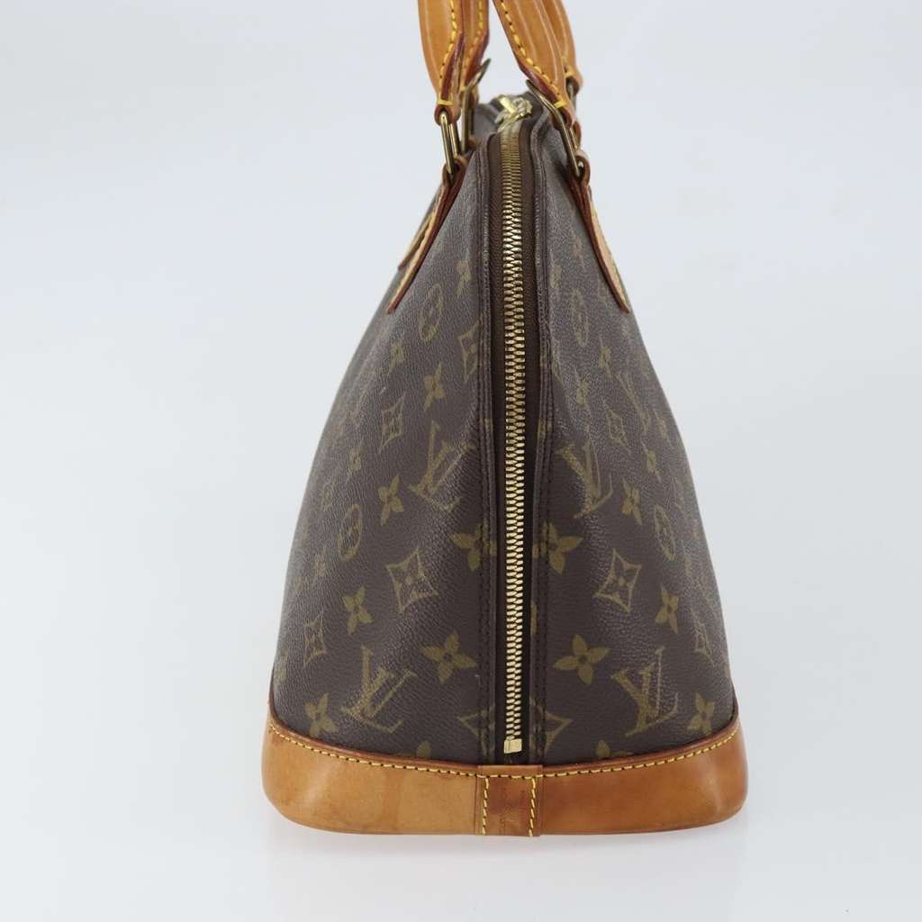 Louis Vuitton Alma Handbag Brown Canvas Fair condition - Model View