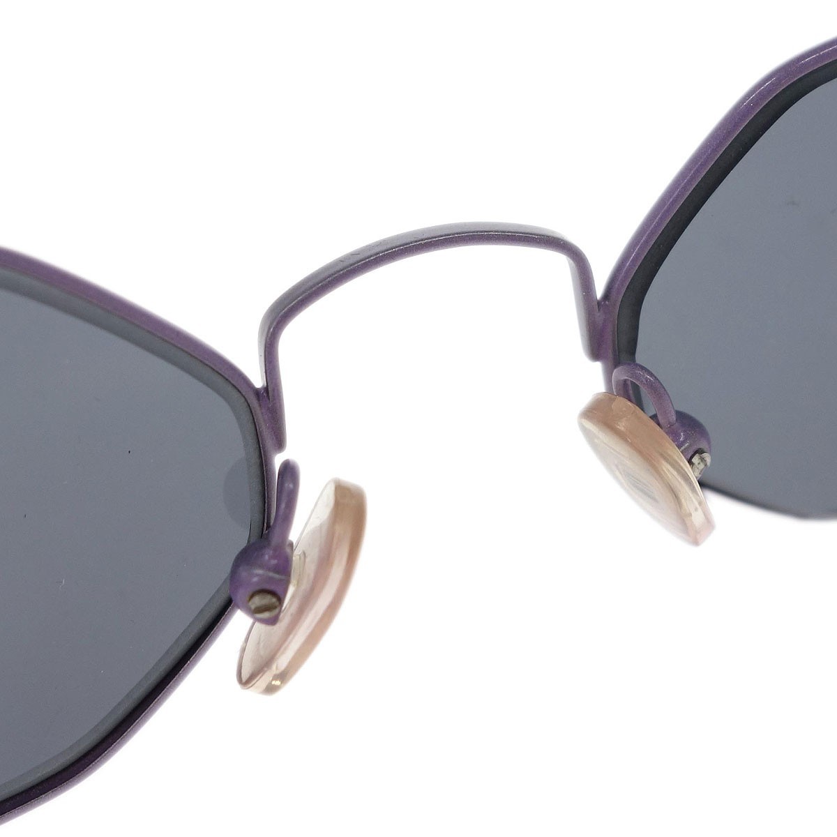 Chanel CHANEL Logo Sunglasses Eye Wear Black Plastic Good condition - Box View