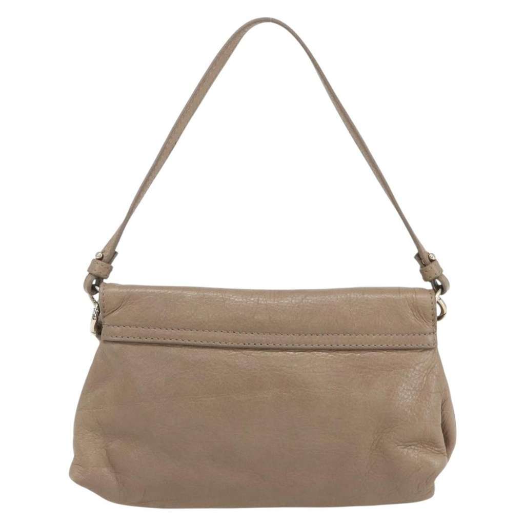 Chloe Lily Handbag Beige Leather Good condition - Back View