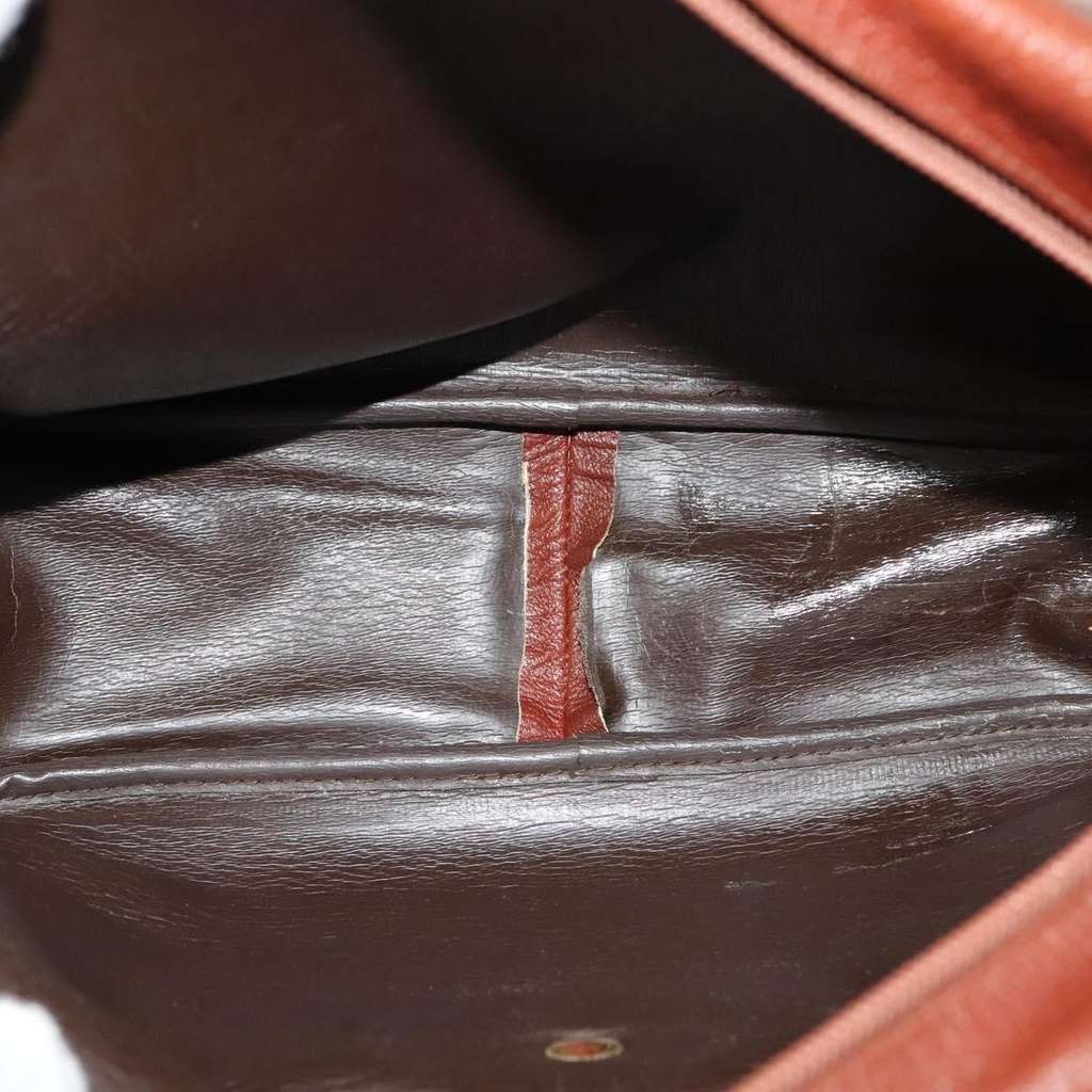 Christian Dior CD Shoulder bag Brown Leather Good condition - Box View